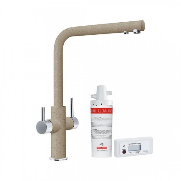 Franke Neptune Clear Water bateria kuchenna cappuccino/chrom 115.0637.712