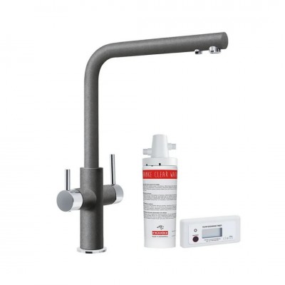 Franke Neptune Clear Water bateria kuchenna kamienny szary/chrom 115.0637.716