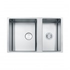 Franke Box Center BWX 120-41-27 zlewozmywak stalowy 82x52 cm z akcesoriami jedwab 122.0617.527