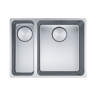 Franke Mythos MYX 160-34-16 zlewozmywak stalowy 55,5x43 cm lewy jedwab 122.0624.558