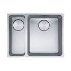 Franke Mythos MYX 160-34-16 zlewozmywak stalowy 55,5x43 cm lewy jedwab 122.0624.558