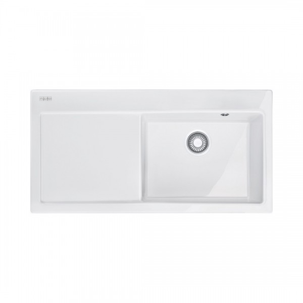 Franke Mythos MTK 611-100 zlewozmywak ceramiczny 100x51 cm komora z prawej biały polarny 124.0379.849