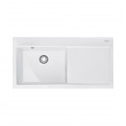 Franke Mythos MTK 611-100 zlewozmywak ceramiczny 100x51 cm komora z lewej biały polarny 124.0379.851