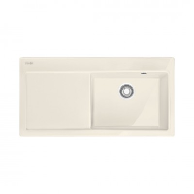 Franke Mythos MTK 611-100 zlewozmywak ceramiczny 100x51 cm komora z prawej kremowy 124.0379.852