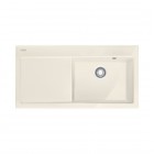 Franke Mythos MTK 611-100 zlewozmywak ceramiczny 100x51 cm komora z prawej kremowy 124.0379.852