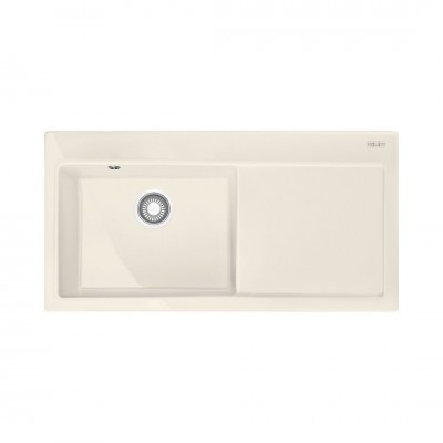 Franke Mythos MTK 611-100 zlewozmywak ceramiczny 100x51 cm komora z lewej kremowy 124.0379.853