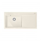 Franke Mythos MTK 611-100 zlewozmywak ceramiczny 100x51 cm komora z lewej kremowy 124.0379.853