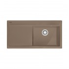 Franke Mythos MTK 611-100 zlewozmywak ceramiczny 100x51 cm komora z prawej cappuccino 124.0379.854