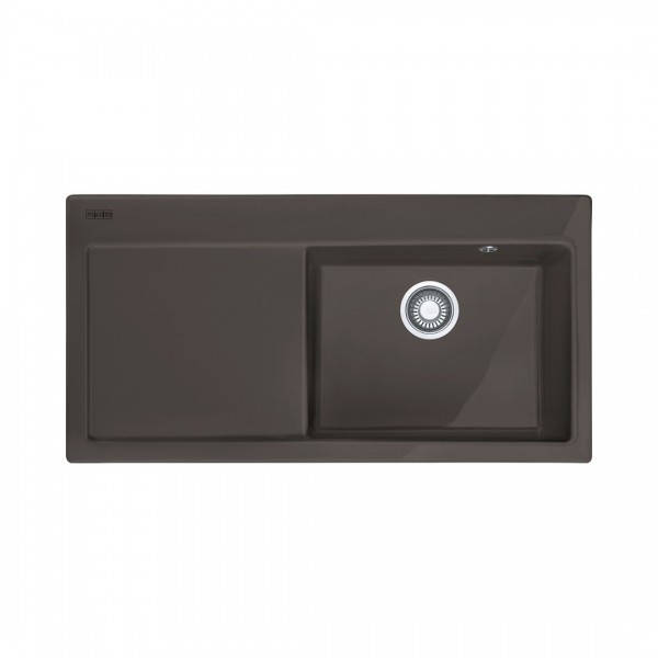 Franke Mythos MTK 611-100 zlewozmywak ceramiczny 100x51 cm komora z prawej grafitowy 124.0379.856