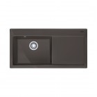 Franke Mythos MTK 611-100 zlewozmywak ceramiczny 100x51 cm komora z lewej grafitowy 124.0379.857