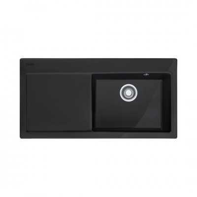 Franke Mythos MTK 611-100 zlewozmywak ceramiczny 100x51 cm komora z prawej onyx 124.0379.858