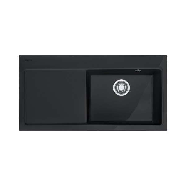 Franke Mythos MTK 611-100 zlewozmywak ceramiczny 100x51 cm komora z prawej onyx 124.0379.858