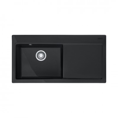 Franke Mythos MTK 611-100 zlewozmywak ceramiczny 100x51 cm komora z lewej onyx 124.0379.859