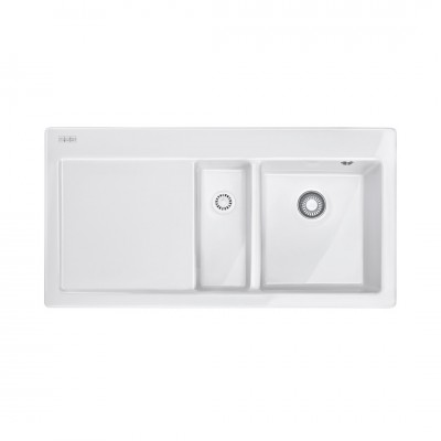Franke Mythos MTK 651-100 zlewozmywak ceramiczny 100x51 cm komora z prawej biały polarny 124.0379.860