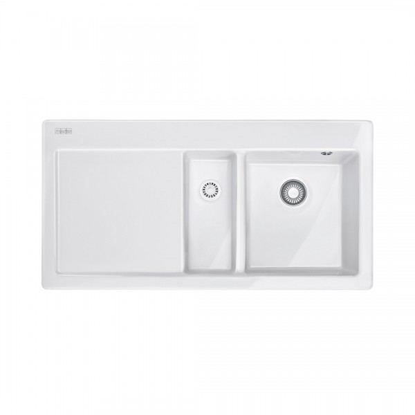 Franke Mythos MTK 651-100 zlewozmywak ceramiczny 100x51 cm komora z prawej biały polarny 124.0379.860