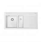 Franke Mythos MTK 651-100 zlewozmywak ceramiczny 100x51 cm komora z lewej biały polarny 124.0379.861