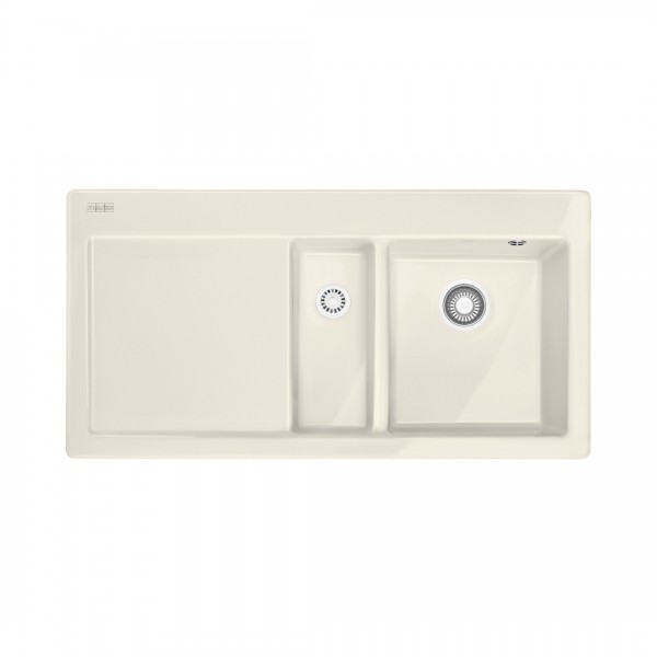 Franke Mythos MTK 651-100 zlewozmywak ceramiczny 100x51 cm komora z prawej kremowy 124.0379.862