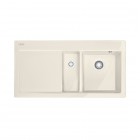 Franke Mythos MTK 651-100 zlewozmywak ceramiczny 100x51 cm komora z prawej kremowy 124.0379.862