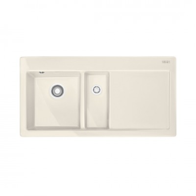 Franke Mythos MTK 651-100 zlewozmywak ceramiczny 100x51 cm komora z lewej kremowy 124.0379.863