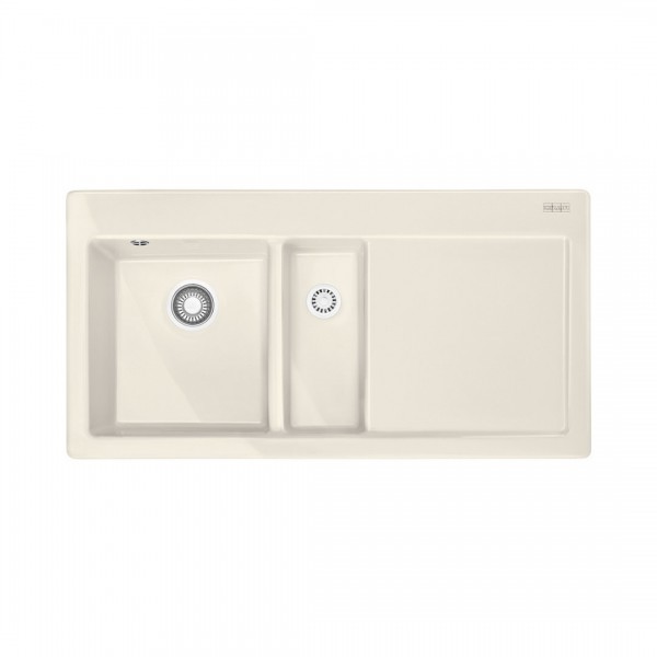 Franke Mythos MTK 651-100 zlewozmywak ceramiczny 100x51 cm komora z lewej kremowy 124.0379.863