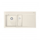 Franke Mythos MTK 651-100 zlewozmywak ceramiczny 100x51 cm komora z lewej kremowy 124.0379.863
