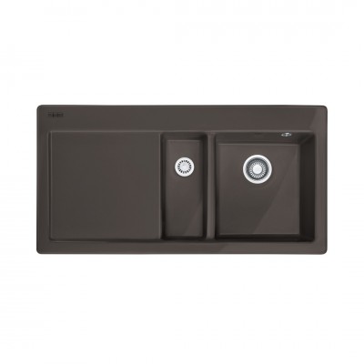 Franke Mythos MTK 651-100 zlewozmywak ceramiczny 100x51 cm komora z prawej grafitowy 124.0379.866