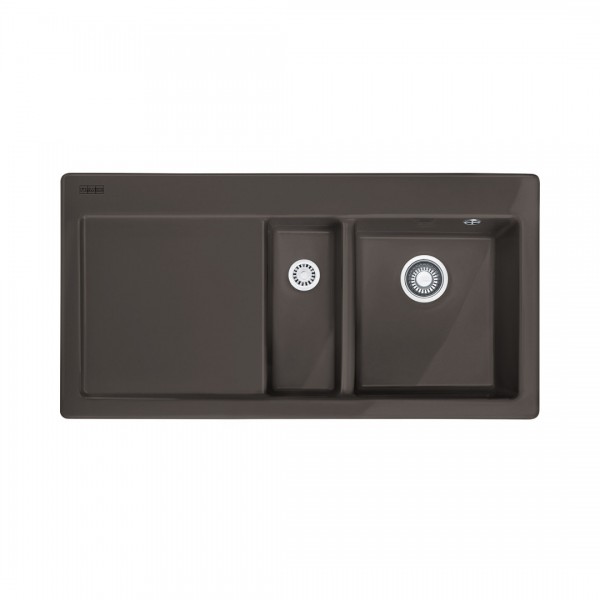 Franke Mythos MTK 651-100 zlewozmywak ceramiczny 100x51 cm komora z prawej grafitowy 124.0379.866