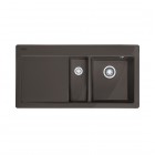 Franke Mythos MTK 651-100 zlewozmywak ceramiczny 100x51 cm komora z prawej grafitowy 124.0379.866
