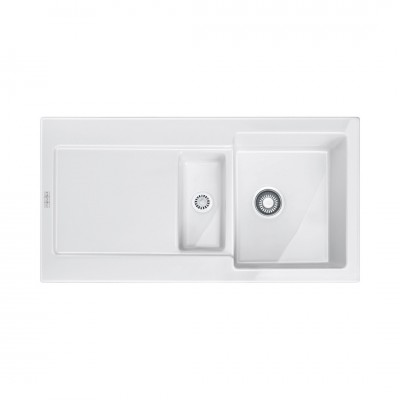 Franke Maris MRK 651-100 zlewozmywak ceramiczny 100x51 cm obracalny biały polarny 124.0379.966