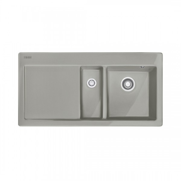 Franke Mythos MTK 651-100 zlewozmywak ceramiczny 100x51 cm komora z prawej szary mat 124.0442.532