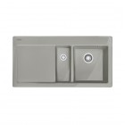 Franke Mythos MTK 651-100 zlewozmywak ceramiczny 100x51 cm komora z prawej szary mat 124.0442.532