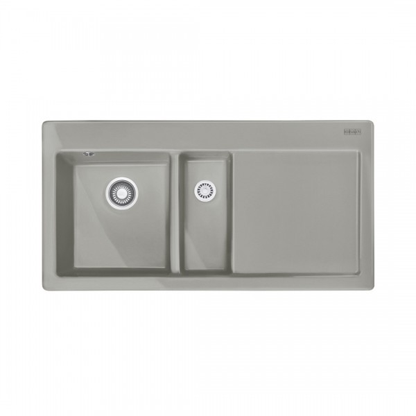Franke Mythos MTK 651-100 zlewozmywak ceramiczny 100x51 cm komora z lewej szary mat 124.0442.533
