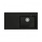 Franke Mythos MTK 611-100 zlewozmywak ceramiczny 100x51 cm komora z prawej czarny mat 124.0442.538
