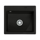 Franke Mythos MTK 610-58 zlewozmywak ceramiczny 58x51 cm czarny mat 124.0442.552