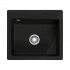 Franke Mythos MTK 610-58 zlewozmywak ceramiczny 58x51 cm czarny mat 124.0442.552