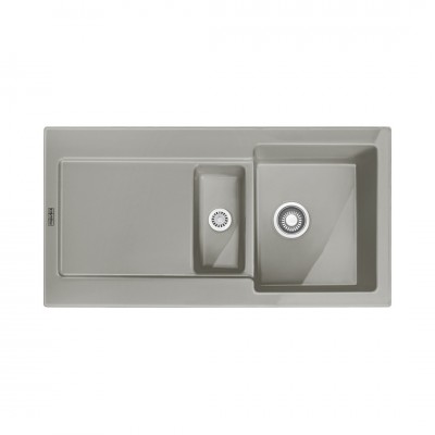 Franke Maris MRK 651-100 zlewozmywak ceramiczny 100x51 cm obracalny szary mat 124.0442.553