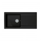 Franke Maris MRK 611-100 zlewozmywak ceramiczny 100x51 cm obracalny czarny mat 124.0442.556