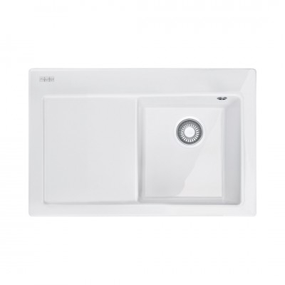 Franke Mythos MTK 611-78 zlewozmywak ceramiczny 78x51 cm komora z prawej biały polarny 124.0540.949