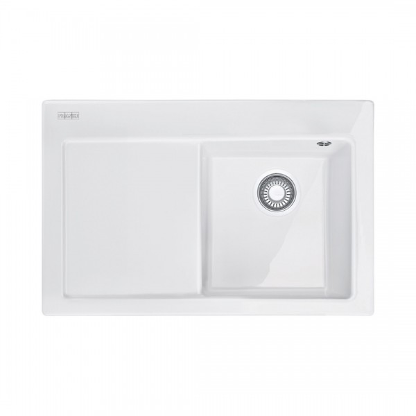 Franke Mythos MTK 611-78 zlewozmywak ceramiczny 78x51 cm komora z prawej biały polarny 124.0540.949