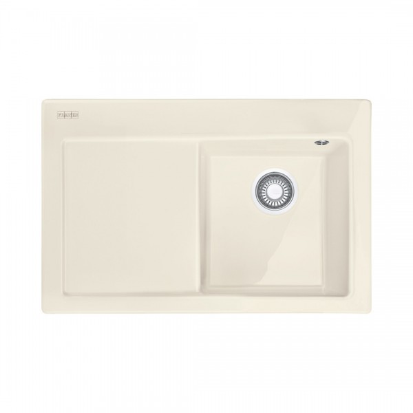 Franke Mythos MTK 611-78 zlewozmywak ceramiczny 78x51 cm komora z prawej kremowy 124.0540.950