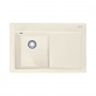 Franke Mythos MTK 611-78 zlewozmywak ceramiczny 78x51 cm komora z lewej kremowy 124.0540.977