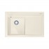 Franke Mythos MTK 611-78 zlewozmywak ceramiczny 78x51 cm komora z lewej kremowy 124.0540.977