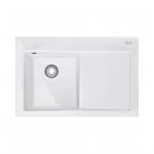 Franke Mythos MTK 611-78 zlewozmywak ceramiczny 78x51 cm komora z lewej biały polarny 124.0540.976