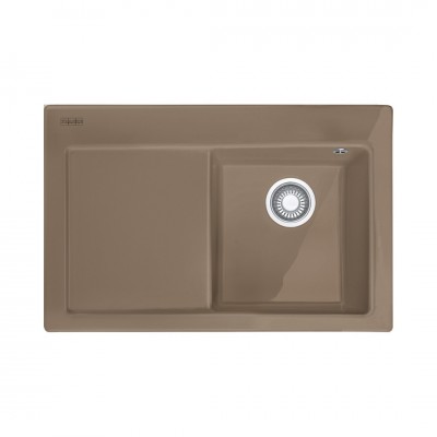 Franke Mythos MTK 611-78 zlewozmywak ceramiczny 78x51 cm komora z prawej cappuccino 124.0540.971