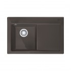 Franke Mythos MTK 611-78 zlewozmywak ceramiczny 78x51 cm komora z lewej grafitowy 124.0540.979
