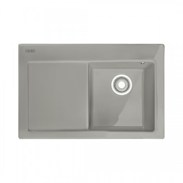 Franke Mythos MTK 611-78 zlewozmywak ceramiczny 78x51 cm komora z prawej szary mat 124.0540.973