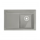 Franke Mythos MTK 611-78 zlewozmywak ceramiczny 78x51 cm komora z prawej szary mat 124.0540.973