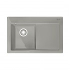 Franke Mythos MTK 611-78 zlewozmywak ceramiczny 78x51 cm komora z lewej szary mat 124.0540.980