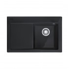 Franke Mythos MTK 611-78 zlewozmywak ceramiczny 78x51 cm komora z prawej onyx 124.0540.974