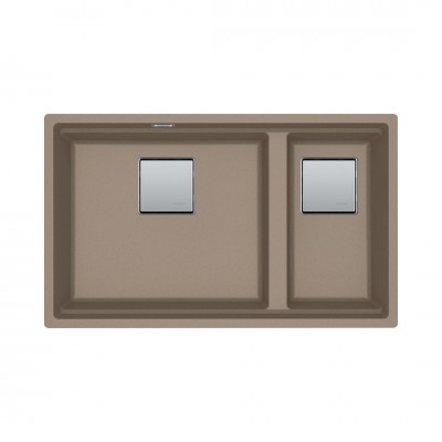 Franke Kanon KNG 120 zlewozmywak 76x46 cm Fragranit+ cappuccino 125.0528.637
